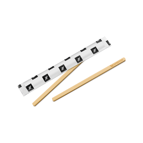 Bamboo Coffee Stirrer Wrapped 