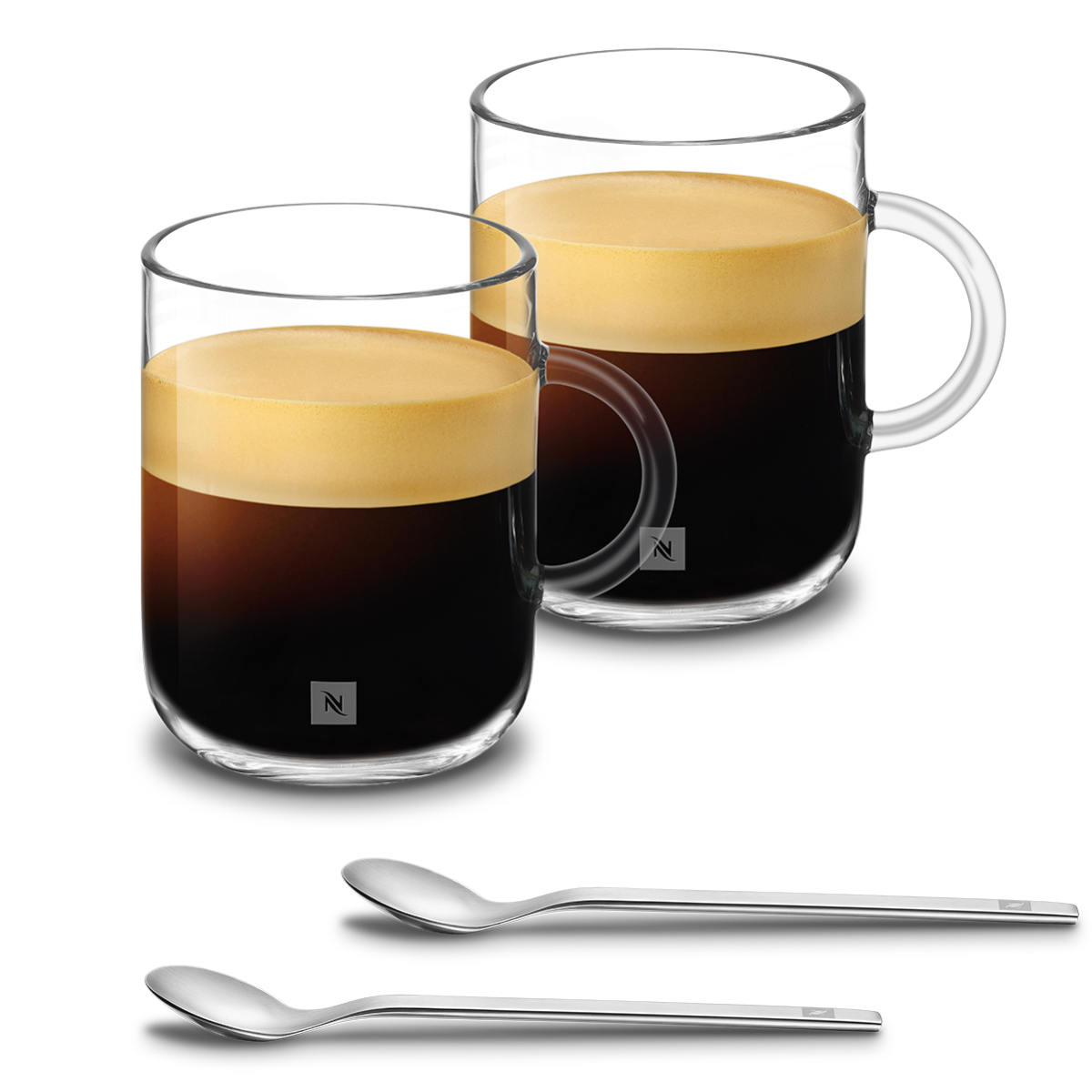Vertuo Mug Set Small x 2 (Cup & Spoon)