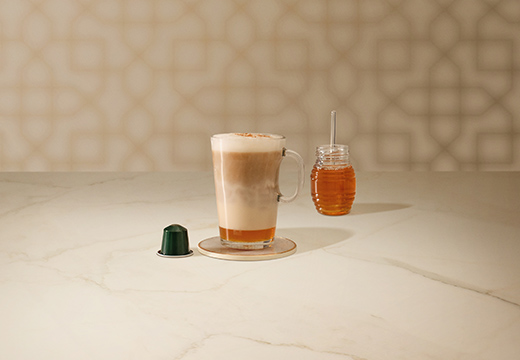 ALMOND AND HONEY LATTE