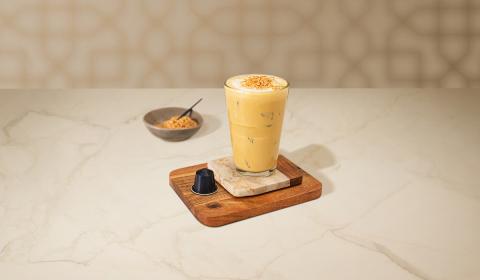 CREAMY MANGO ICED LATTE