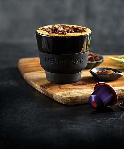 Nespresso warming liqueur coffee