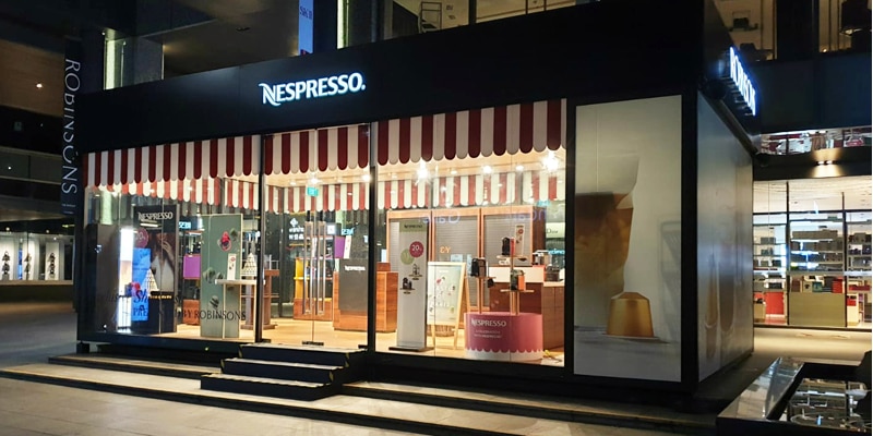 nespresso roadshow robinsons glasshouse