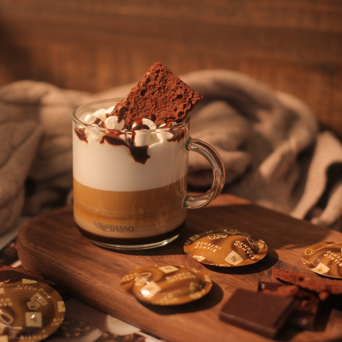 Campfire Cappuccino recipe | Nespresso Coffee Making