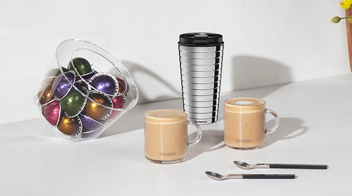 Coffee accessories and dispenser