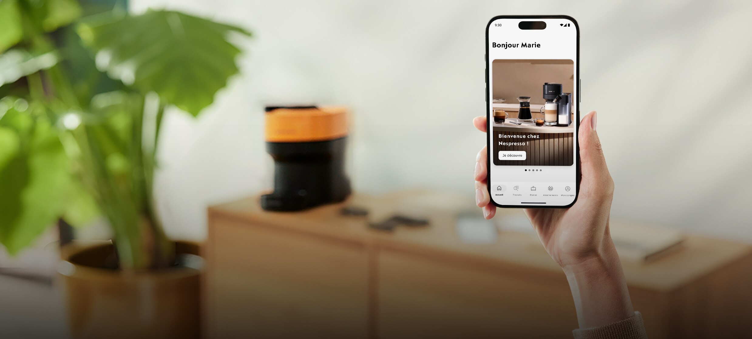 Application Nespresso