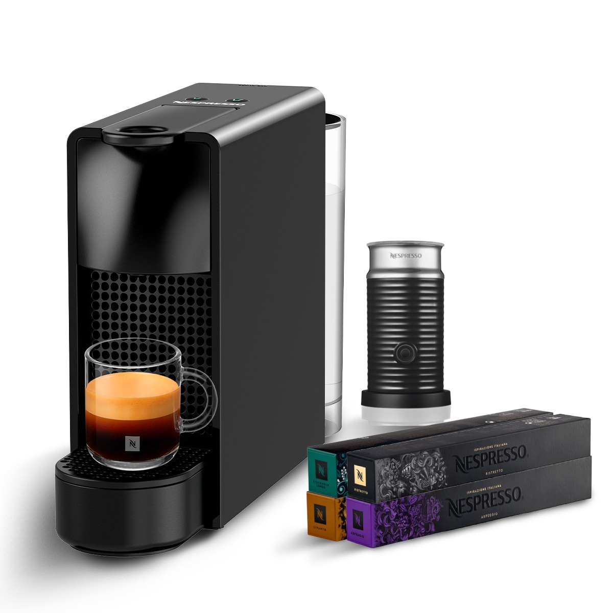 Essenza, Aeroccino & Any 4 OL Coffee Sleeves