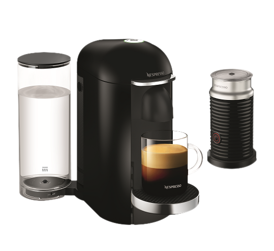 ڨيرتو بلس ديلوكس أسود مع آيروتشينو