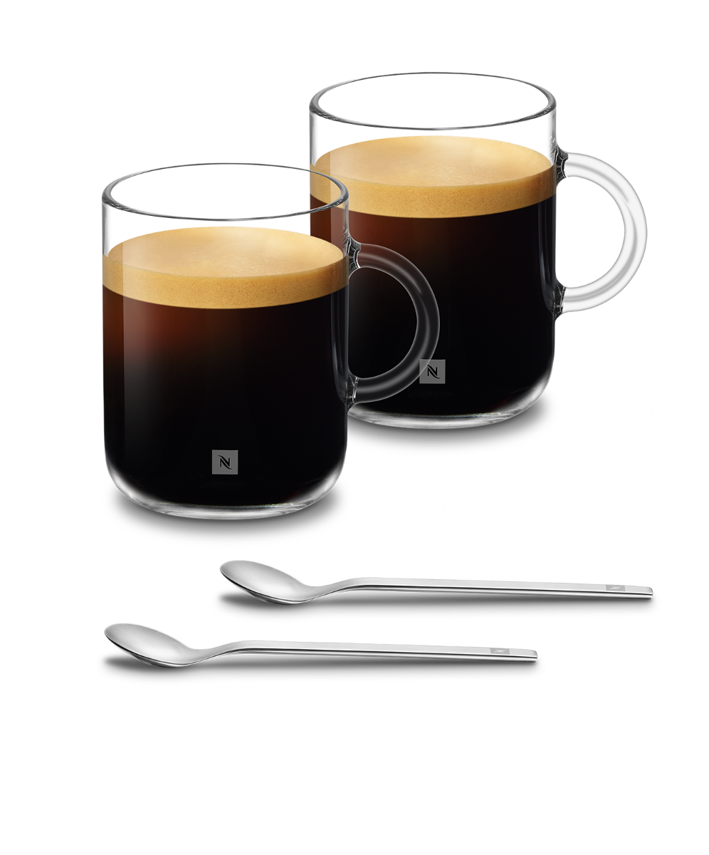 Vertuo Mug Set Medium x 2 (Mugs & Spoons)