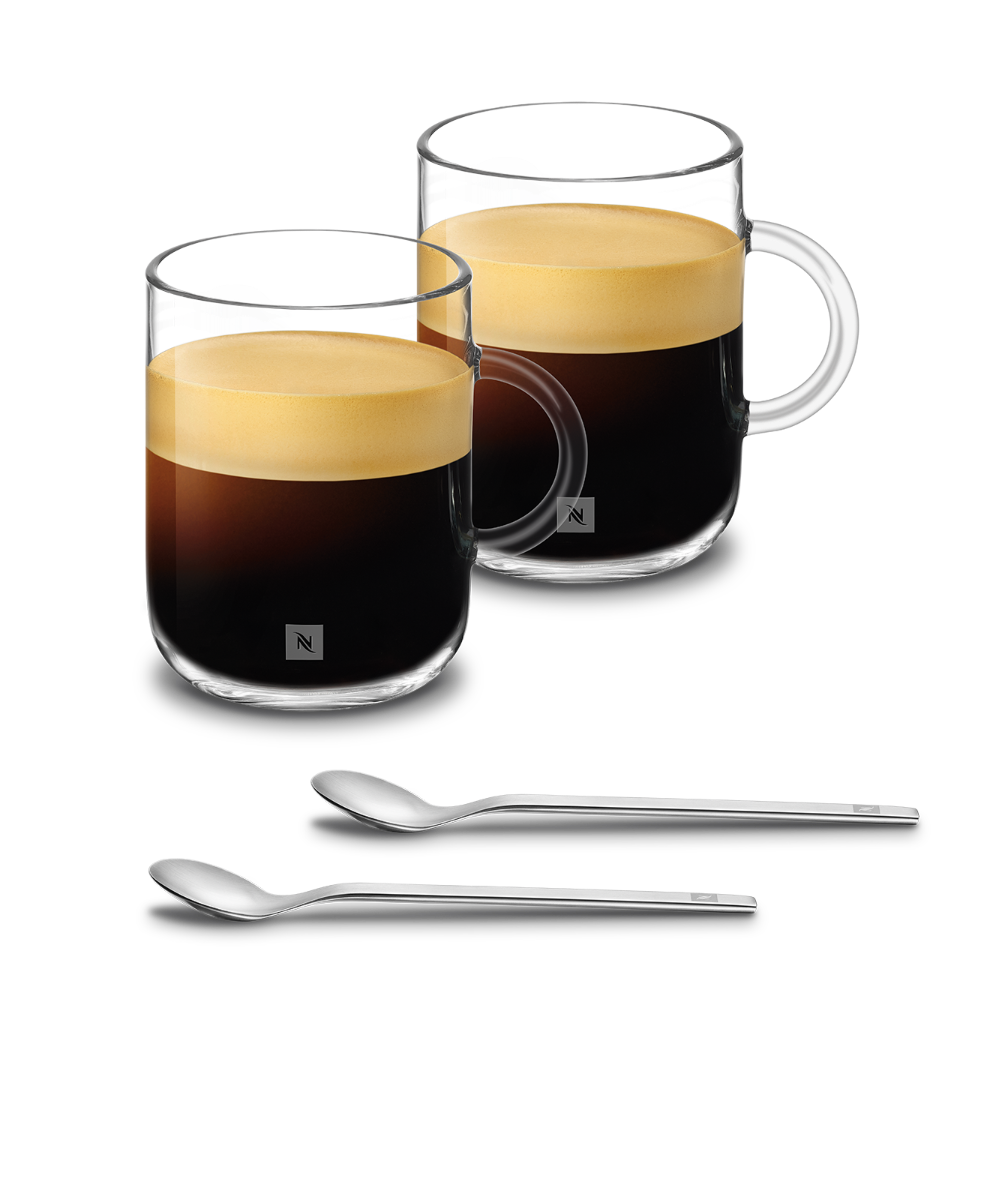 Vertuo Mug Set Small X 2 (Mug & Spoons)