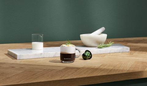 Rosemary Pine Honey Espresso Macchiato | Recipe | Nespresso KW