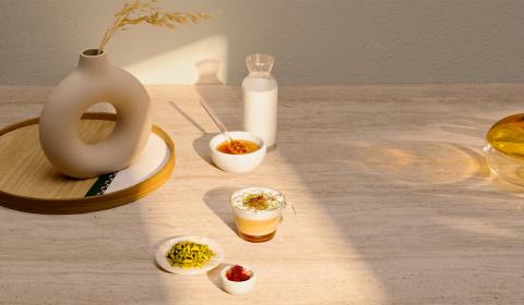 Saffron Pistacchio Delight | Coffee Recipe | Nespresso Kuwait