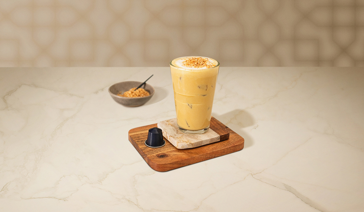 Creamy Mango Iced Latte |Recipes | Nespresso Lebanon