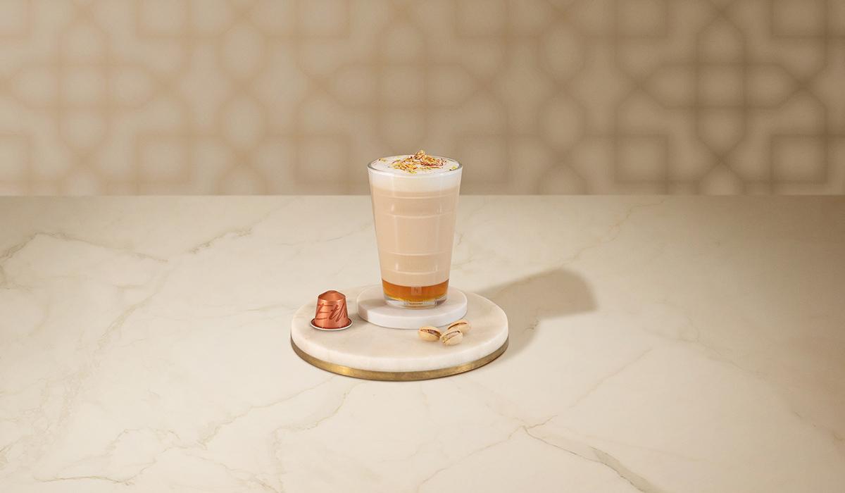Rose Pistachio Latte | Coffee Recipes | Nespresso Qatar