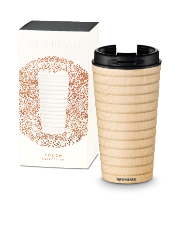 كوب حافظ للحرارة، تصميم خشي محدود الإصدار