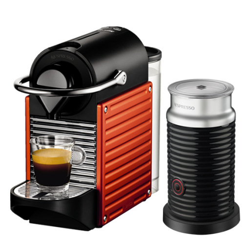 Pixie Red & Aeroccino Bundle