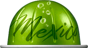 Nespresso Vertuo Kapsel Mexiko mit Wassertropfen