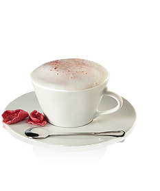 Recette cappuccino à la rose