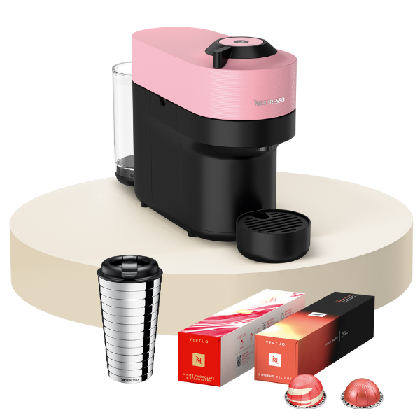 Vertuo POP Anniversary Lifestyle Bundle – Pink